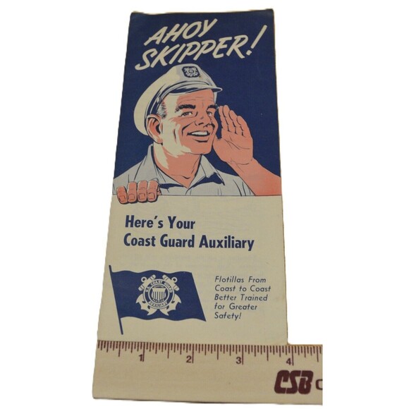 1962 Brochure Ahoy Skipper Coast Guard Auxiliary United States Boating Safety - Picture 5 of 5